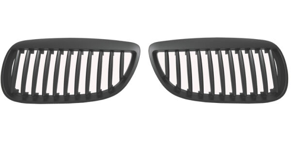 Kühlergrill Grill Nieren BMW E92 Coupe  E93 Cabrio 3er schwarz black matt 2006-2010