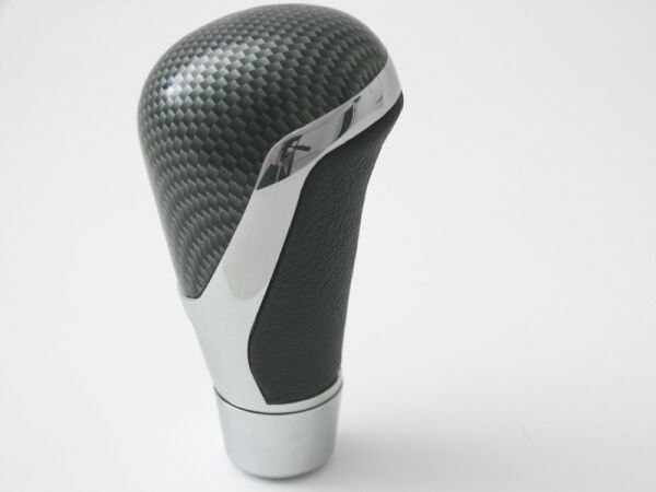 Schaltknauf Schalthebel Aluminium Alu Chrom Carbon Leder universal schwere Ausführung