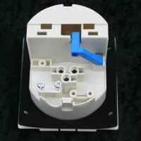 CEE Aussensteckdose Einbausteckdose IP44 Wohnwagen Wohnmobil Caravan 220V - 250V cremeweiß
