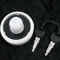 Tankdeckel Wassertankdeckel Wasser Trinkwasser Diesel Wohnwagen Wohnmobil weiß mit Klappe