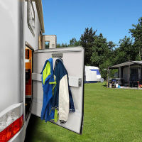 Kleiderhaken Kederschiene Haken Wohnwagen Wohnmobil Camping Caravan Boot grau 4 x