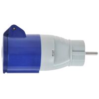 Adapterstecker Adaper von Schuko auf CEE Kupplung Wohnwagen Wohnmobil Caravan Boot 230V