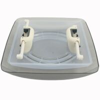 MPK Ersatzhaube 28x28  Dachluke Dachfenster Dachhaube Wohnwagen Wohnmobil Caravan perlweiß