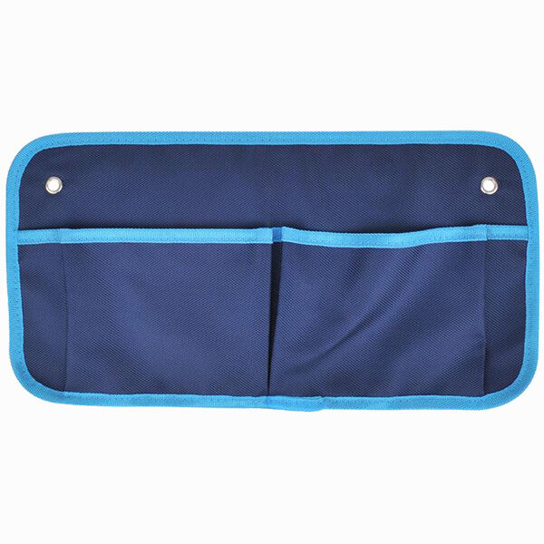 Hängeorganizer Organizer Hängeaufbewahrung Stoff Camping Wohnwagen Wohnmobil Caravan Boot Zelt Vorzelt 40 x 20 cm blau