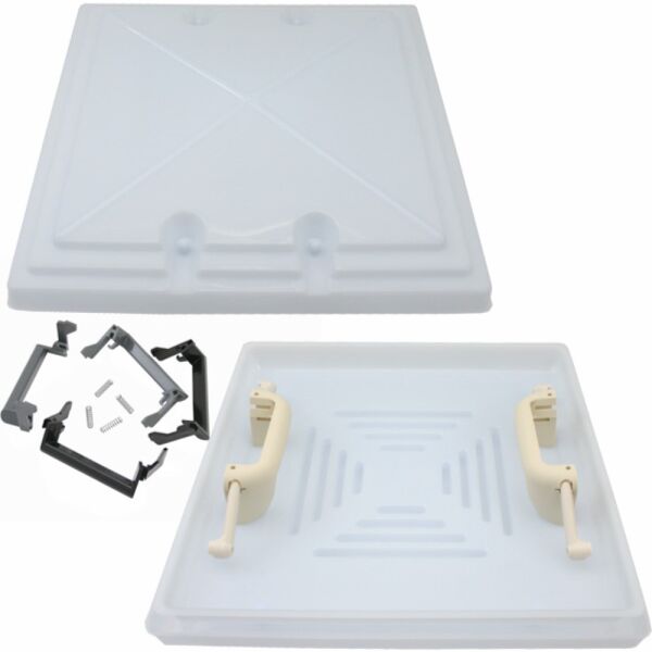 MPK Ersatzhaube Dachluke Dachfenster Dachhaube 40 x 40 cm Modell 42 / 420 Wohnwagen Wohnmobil Caravan