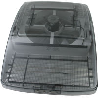 MAXXFAN Deluxe getönte Klarglas Dachluke Dachfenster Dachhaube 40x40 cm mit Ventilator