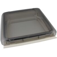 MPK VisionStar M pro 2 getönte Klarglas Dachluke Dachfenster Dachhaube 40 x 40 cm in perlweiß