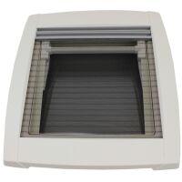 MPK VisionStar M pro 2 getönte Klarglas Dachluke Dachfenster Dachhaube 40 x 40 cm in perlweiß