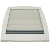 MPK VisionStar M pro 2 getönte Klarglas Dachluke Dachfenster Dachhaube 40 x 40 cm in perlweiß