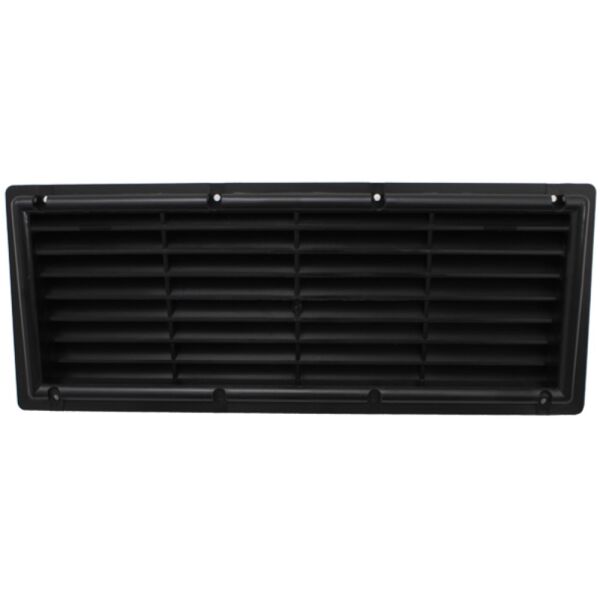 Lüftungsgitter Kühlschrank Wohnwagen Wohnmobil Caravan Kunststoff schwarz 374  x 148 mm mit Netz