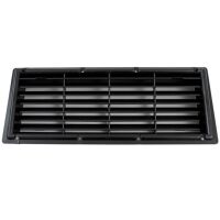 Lüftungsgitter Kühlschrank Wohnwagen Wohnmobil Caravan Kunststoff schwarz 374  x 148 mm mit Netz