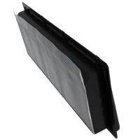Lüftungsgitter Kühlschrank Wohnwagen Wohnmobil Caravan Kunststoff schwarz 374  x 148 mm mit Netz