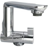 Wasserhahn Kaltwasser Arona Wohnmobil Wohnwagen Caravan Camping Boot chrom