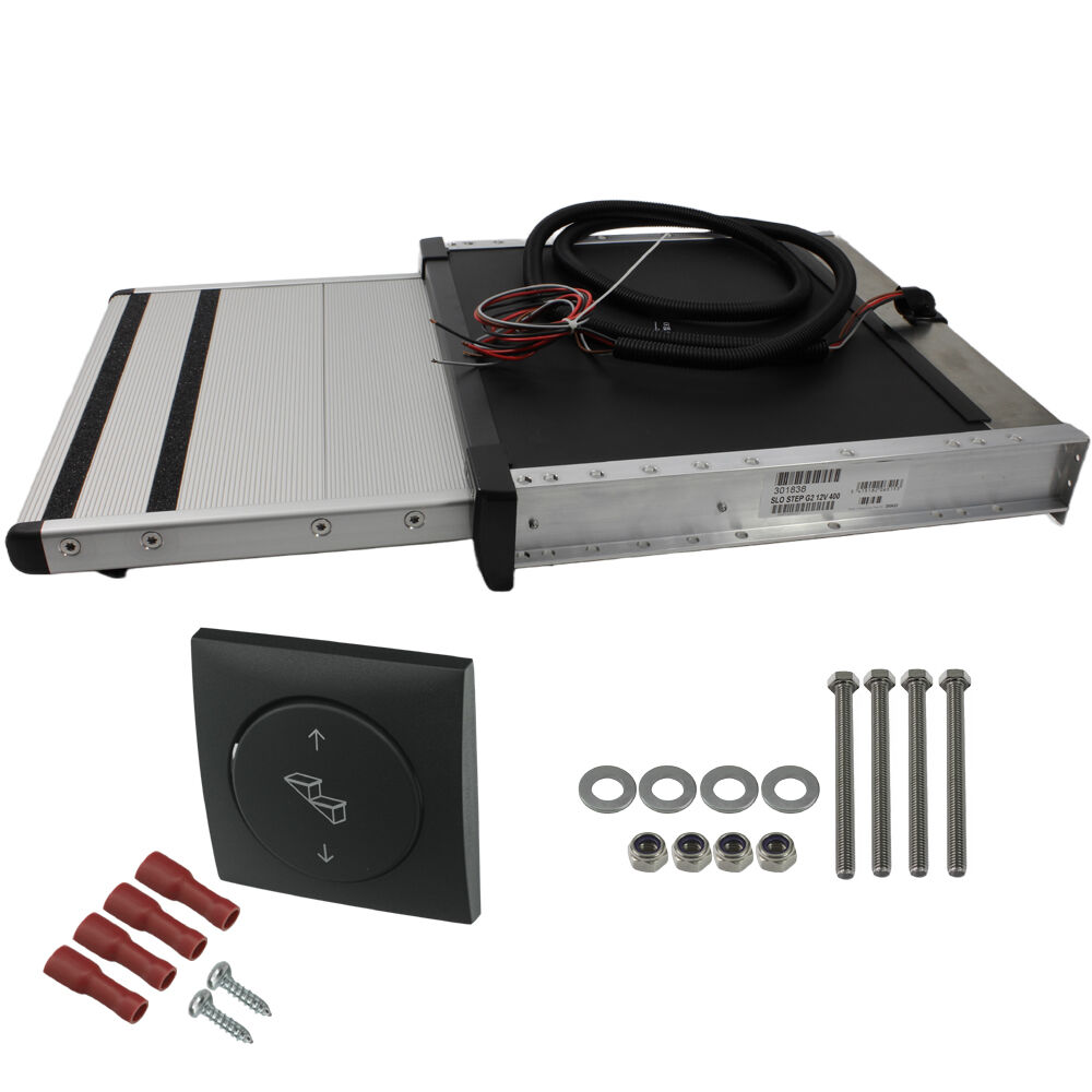 THULE Slide Out 12V G2 400 ALU elektrische Trittstufe Tritt Einstieg