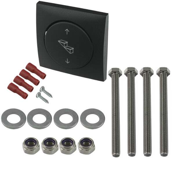 THULE Slide Out 12V G2 400 ALU elektrische Trittstufe Tritt Einstieg