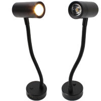 12 Volt LED SMD Schwanenhals Spott Leselampe...