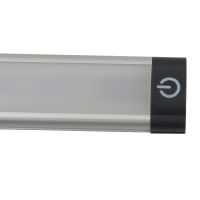 12 Volt LED Touch Unterbaulampe Küchenlampe Tür Wohnwagen Wohnmobil Caravan Boot Alu 500 mm dimmbar