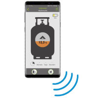 GOK Gasflaschen Füllstandsanzeiger Messgerät Senso4s PLUS Bluetooth mit App Steuerung