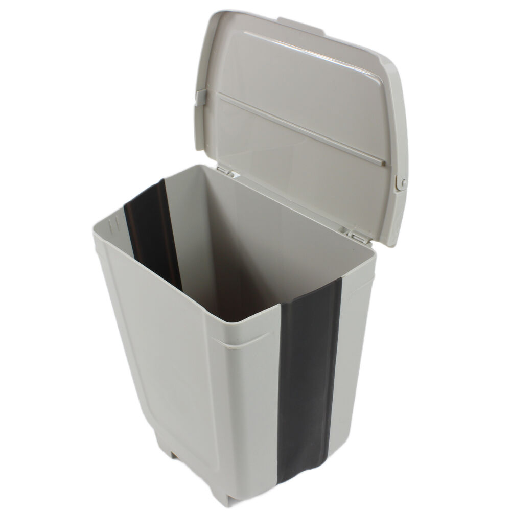 Faltbarer Camping Mülleimer 37L: Zusammenklappbarer Gartenabfallsack Mit Reißverschluss - Leicht & Wasserdicht