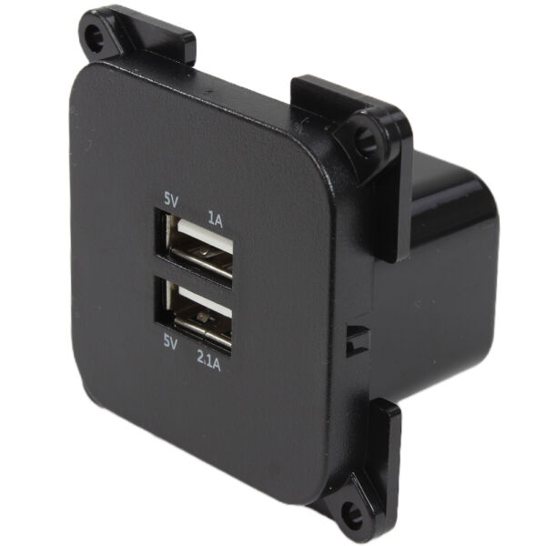 C-Line Presto Inprojal CBE doppel USB Steckdose 12 / 24 Volt  Wohnmobil Wohnwagen 3,1 A schwarz