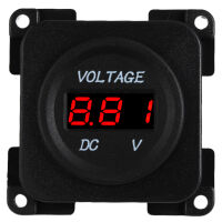 C-Line Presto Inprojal CBE Steckdose Voltmeter Digtal 12 + 24 Volt schwarz