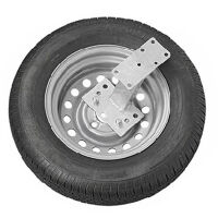 Reserverad Ersatzrad Halter Ersatzradhalter Deichsel PKW Anhänger Wohnwagen ohne bohren bis 15 Zoll