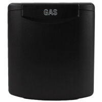 ABL Gas Gassteckdose Außensteckdose Versorgungsklappe Wohnmobil Wohnwagen Camper Boot Magnetdeckel schwarz