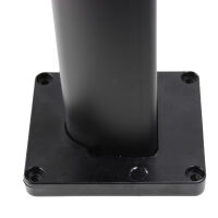 Gelenktischfuß Tisch Stützfuß Caravan Wohnwagen Wohnmobil Boot Alu schwarz 720 mm