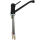 Wasserhahn Einhebelmischer Stilo Wohnmobil Wohnwagen Caravan Camping Boot schwarz matt Messing 26 cm