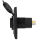 C-Line Presto Inprojal CBE doppel USB-C Steckdose 12/24 Volt + Rahmen Wohnmobil Wohnwagen 36W schwarz