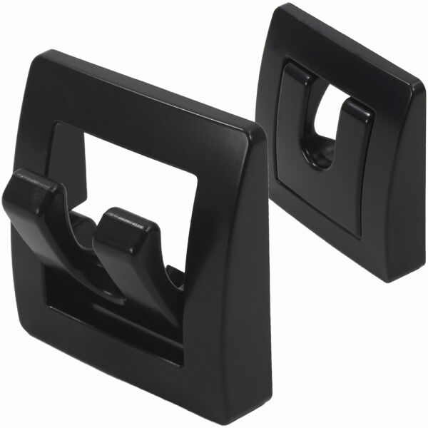 Garderobe Kleiderhaken Haken 2fach klappbar Wohnwagen Wohnmobil Caravan Camper Boot schwarz