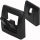 Garderobe Kleiderhaken Haken 2fach klappbar Wohnwagen Wohnmobil Caravan Camper Boot schwarz