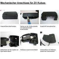 12 Volt ZV Zentralverriegelung für Happich STS Kubus Griffmuldenschloss Stauklappenschloss Wohnmobil Caravan 5-polig