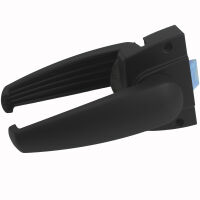 Türschloss komplett Türdrücker Tür Türklinke Bad Wohnwagen Wohnmobil Caravan Boot schwarz 7x7 mm