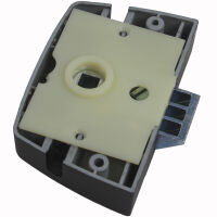 Türschloss komplett Türdrücker Tür Türklinke Bad Wohnwagen Wohnmobil Caravan Boot schwarz 7x7 mm