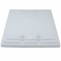 MPK Ersatzhaube Dachluke Dachfenster Dachhaube 40 x 40 cm Modell 42 / 420 Wohnwagen Wohnmobil Caravan Camper grau