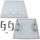 MPK Ersatzhaube Dachluke Dachfenster Dachhaube 40 x 40 cm Modell 42 / 420 Wohnwagen Wohnmobil Caravan Camper grau