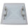 MPK Ersatzhaube Dachluke Dachfenster Dachhaube 40 x 40 cm Modell 42 / 420 Wohnwagen Wohnmobil Caravan Camper grau