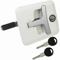 ZADI Drehspannschloss weiß für Wohnwagen...