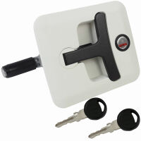 ZADI Drehspannschloss weiß-schwarz für...