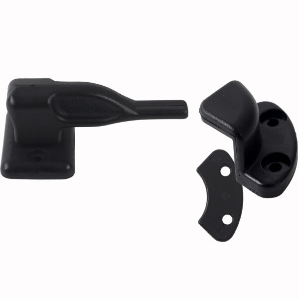 Drehriegel Türhalter Türfeststeller Wohnwagen Wohnmobil Caravan Boot schwarz