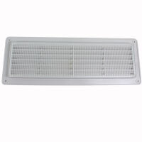 Lüftungsgitter Kühlschrank Wohnwagen Wohnmobil Caravan Boot 370 x123 mm + Gitter hellgrau