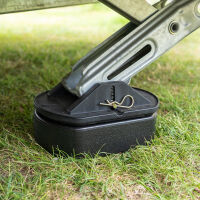 HABA Carablock Schaumstoff-Unterlegblöcke 2er Set für Wohnwagen und Caravan – leichte EPP Stützplatten für Kurbelstützen, 750 kg Traglast je Block, wasserfest und UV-beständig, schwarz
