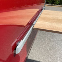 Magnet Tischgleitschiene Tisch Tischschiene Camper Van Alu silber 710 mm