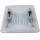 MPK Ersatzhaube Dachluke Dachfenster Dachhaube 28 x 28 cm Modell 29 / 290 Wohnwagen Wohnmobil Caravan grau