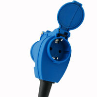 CEE Kabeltrommel 25 m 3x 2,5 mm² Verlängerungskabel mit Winkelstecker + Steckdose 230V