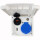 Multifunktions Außensteckdose Wohnmobil Wohnwagen 220V 230V Sat Antenne USB A+C HDMI Raute