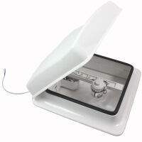 Dachluke Dachfenster Dachhaube 28x28 cm + Ventilator +...
