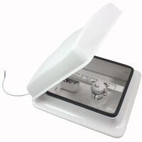 Dachluke Dachfenster Dachhaube 28x28 cm + Ventilator +...