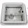 Dachluke Dachfenster Dachhaube 28x28 cm + Ventilator + Innenrahmen weiß